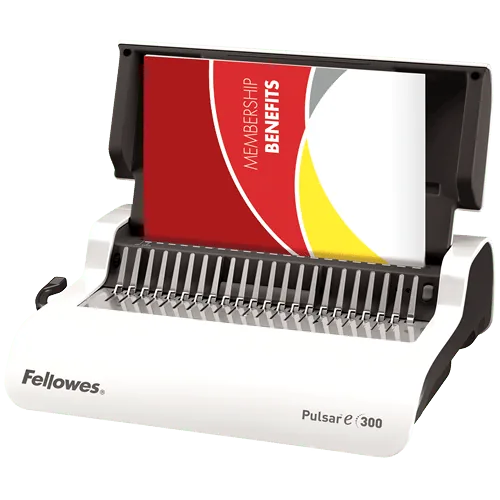 Fellowes Pulsar-E 300 Electric Comb Binder Front View