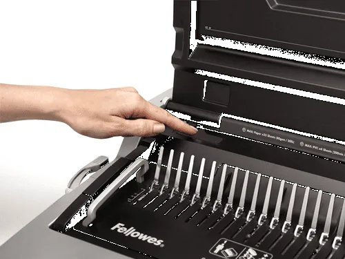 Fellowes Galaxy-E 500 Comb Binder Document and Comb Measurement Guide