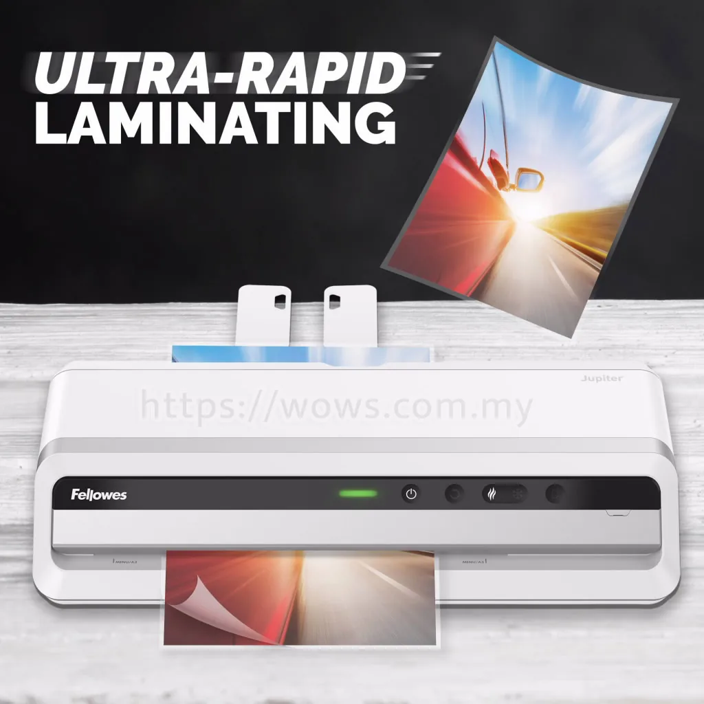 Fellowes Jupiter A3 Laminator Ultra Rapid 6-Roller Speed