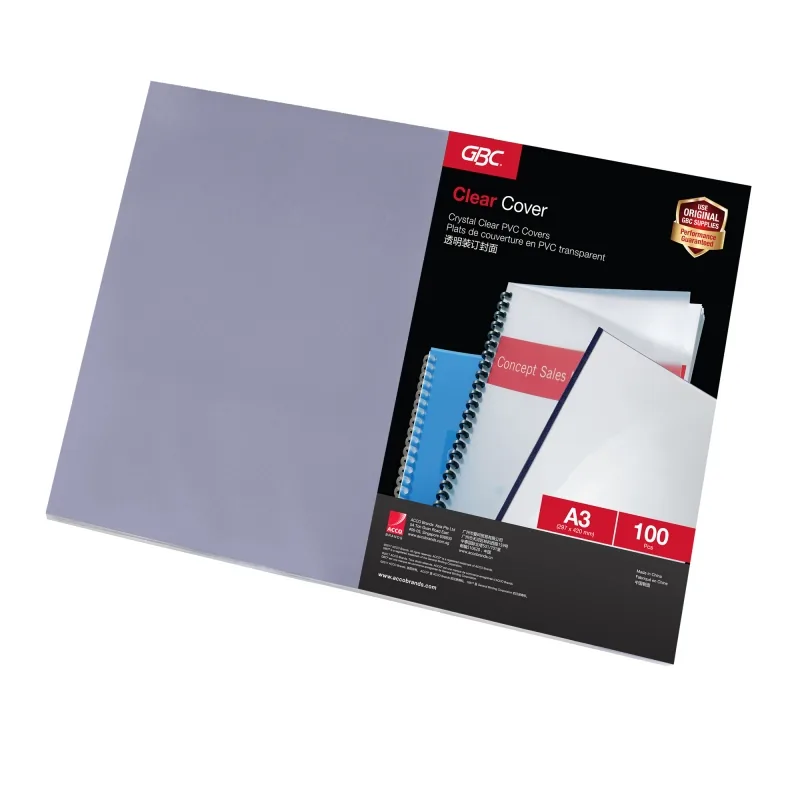 GBC ClearBindingCover A4 sample