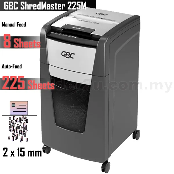 GBC shredmaster 225M 1