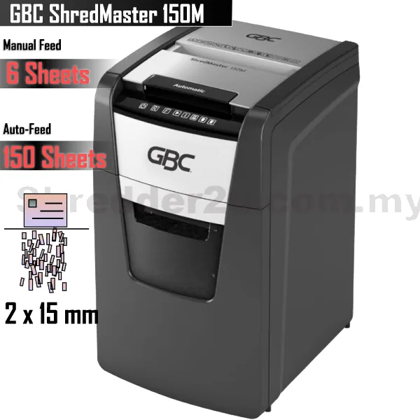 GBC shredmaster autofeed 150M desc