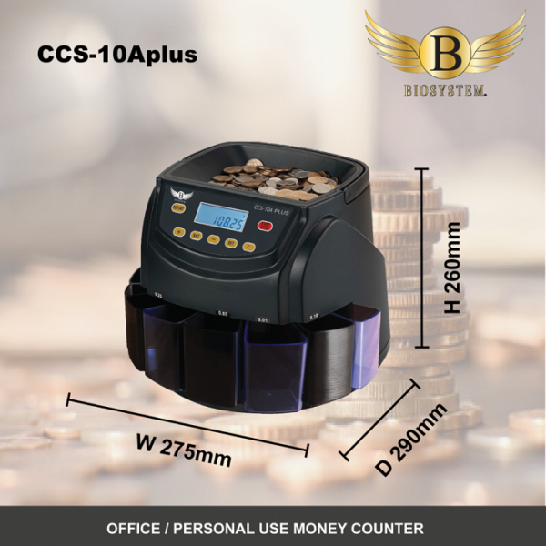 Biosystem CCS-10Aplus Coin Sorter - Image 2