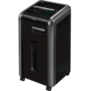 Fellowes Powershred 225Ci cross-cut shredder front view