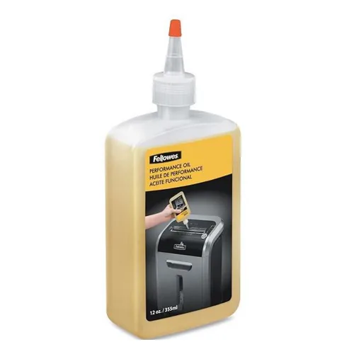 Fellowes Powershred Shredder Oil 355ml 3608601 bottle with nozzle