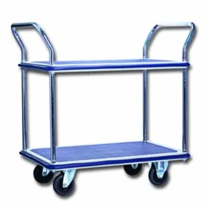 Mystar M03-MS104 double decker trolley featuring a handle at each end.