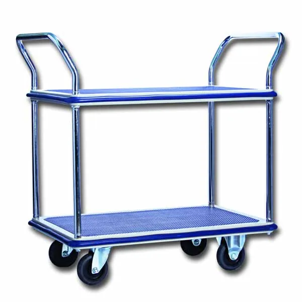 Mystar M03-MS104 double decker trolley featuring a handle at each end.