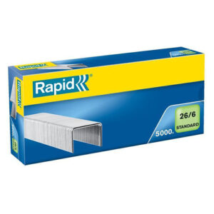 Rapid standard 26/6mm staples 5000pcs