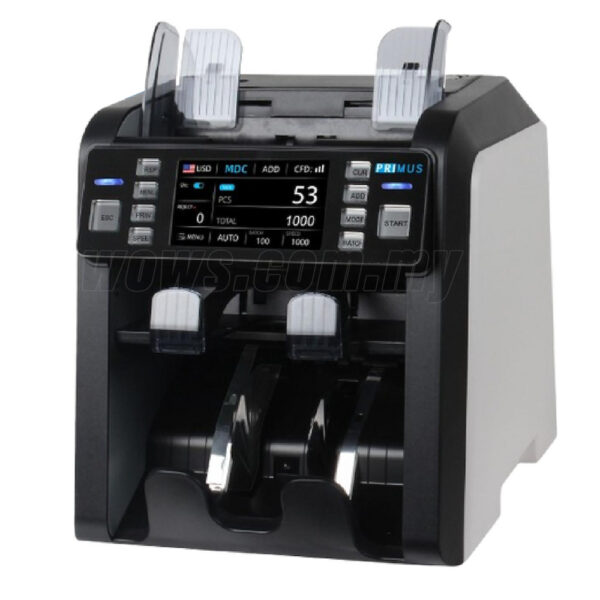 Primus PRC-950A TWO Pocket Currency Discriminator / Top Loading Note Counter