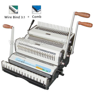 WireMac-CBM31 Wire Binding Machine 3:1 Wire and Comb Binding Machine (Manual)