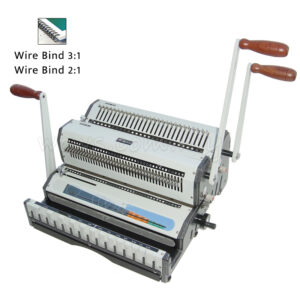 WireMac-duo Wire Binding Machine 3:1 and 2:1 Pitch Wire Binding Machine (Manual)