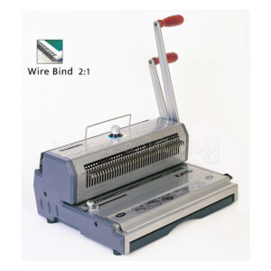 WireMac-21 Wire Binding Machine 2:1 Pitch Manual Wire Binding Machine