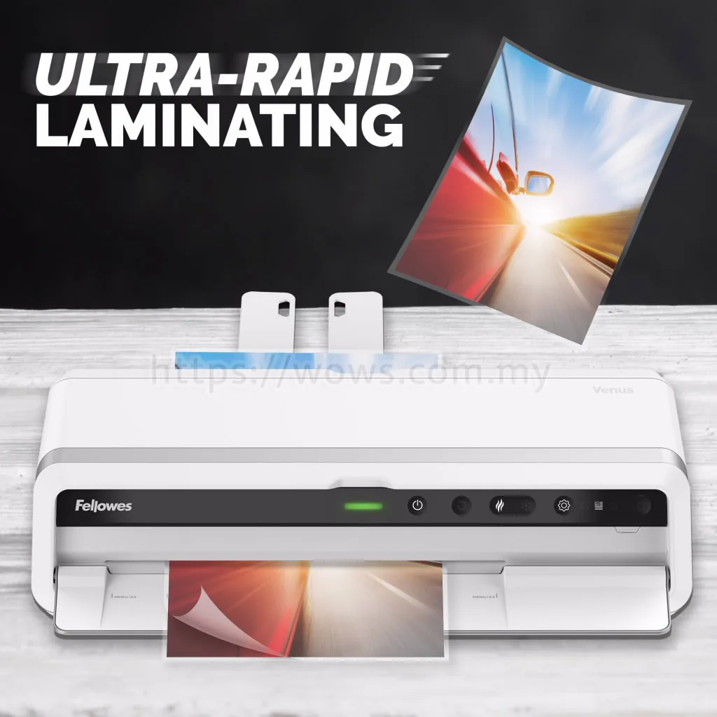 Fellowes Venus A3 Laminator Ultra High Speed 6-Roller Lamination