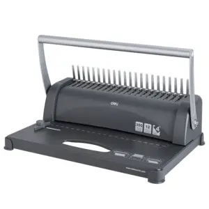 Deli E3871 Comb Binding Machine, 12-Sheet