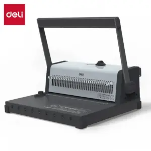 Deli ET322D Wire-O Binding Machine, 20-Sheet
