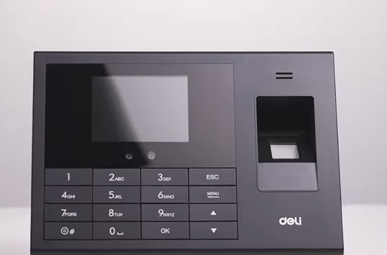 Deli E3765 Face & Fingerprint Attendance Machine 200 Faces 1000 Users