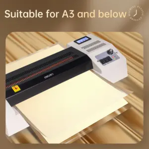 Deli E3895-EU A3 Heavy-Duty Laminator, 200mic