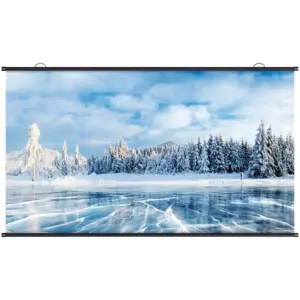 Deli E50448-EU 100-Inch 16:9 Motorised Projector Screen