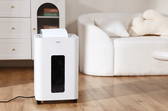 Deli ET048 16-Sheet Cross-Cut Paper Shredder 23L 120-Min Run