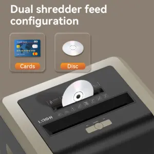 Deli ET099 25-Sheet Cross-Cut Heavy-Duty Shredder, 31L