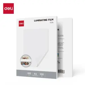 Deli ET174 A4 Laminating Pouches, 100mic 100pcs