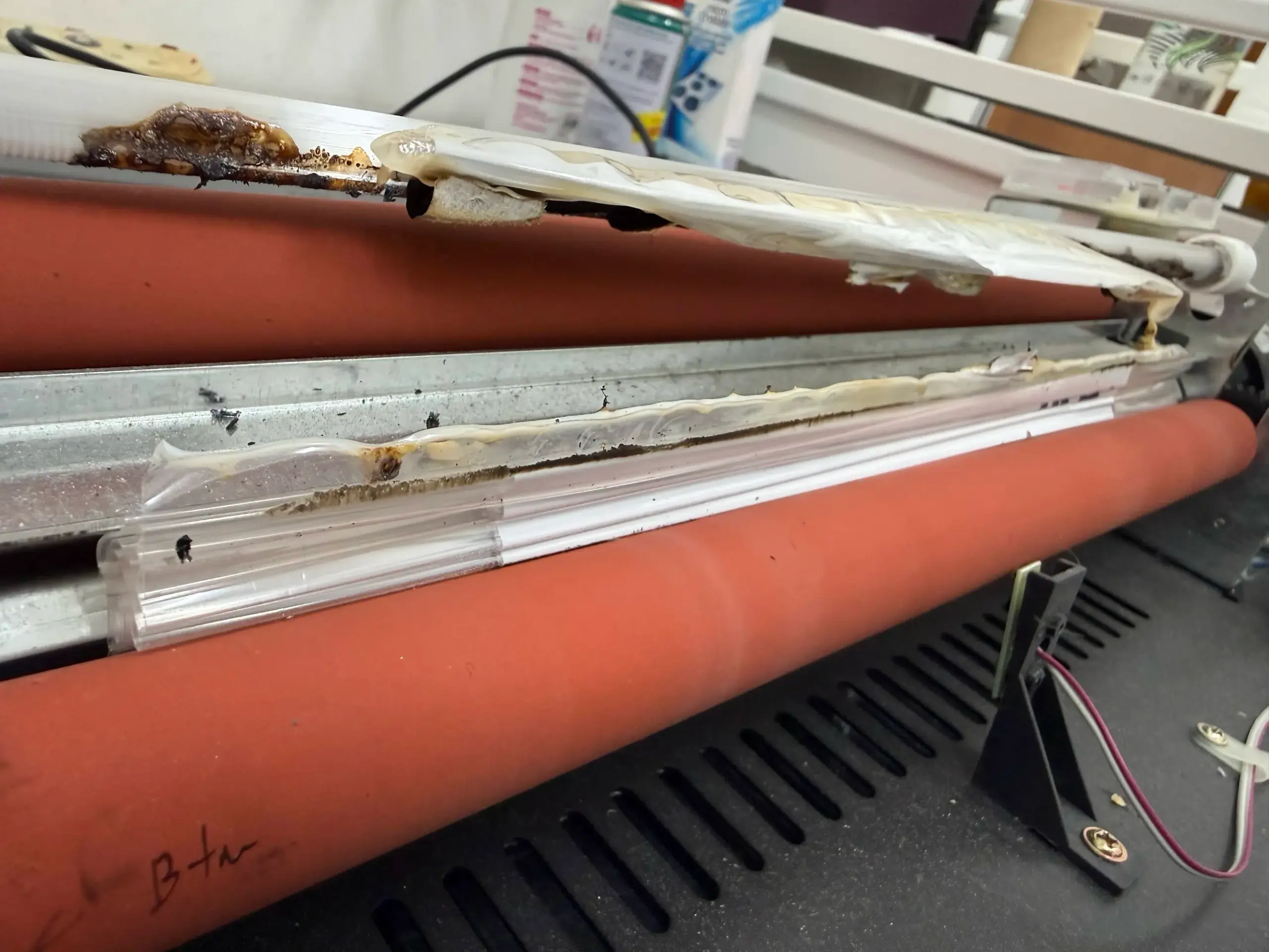Laminator roller and heat element repair