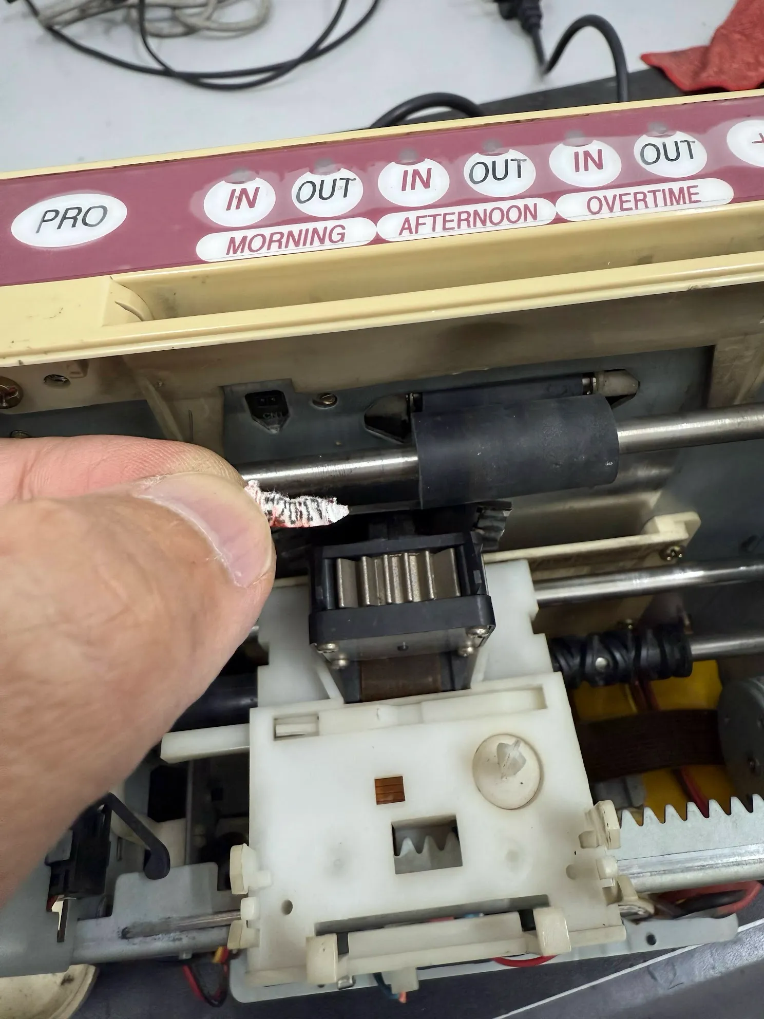 Ronald Jack time recorder repair