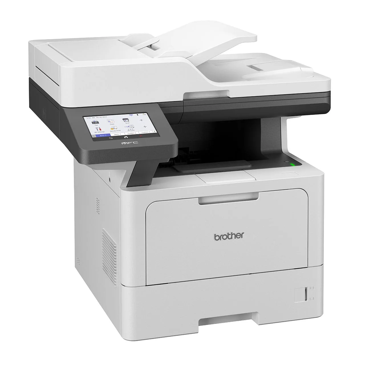 Right side profile view displaying side panels of the Brother MFC-L5915DW printer