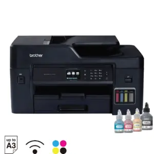 Front three-quarter view of the Brother MFC-T4500DW A3 ink tank printer on white background