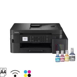 Front view of the Brother MFC-T930DW all-in-one printer showing paper tray and colour screen