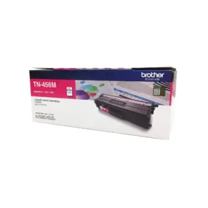 Official packaging box for Brother TN-456M Super High Yield magenta toner cartridge