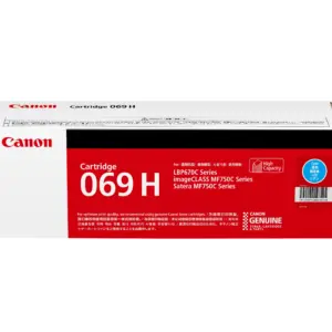 Canon Cartridge 069H Cyan Toner Cartridge