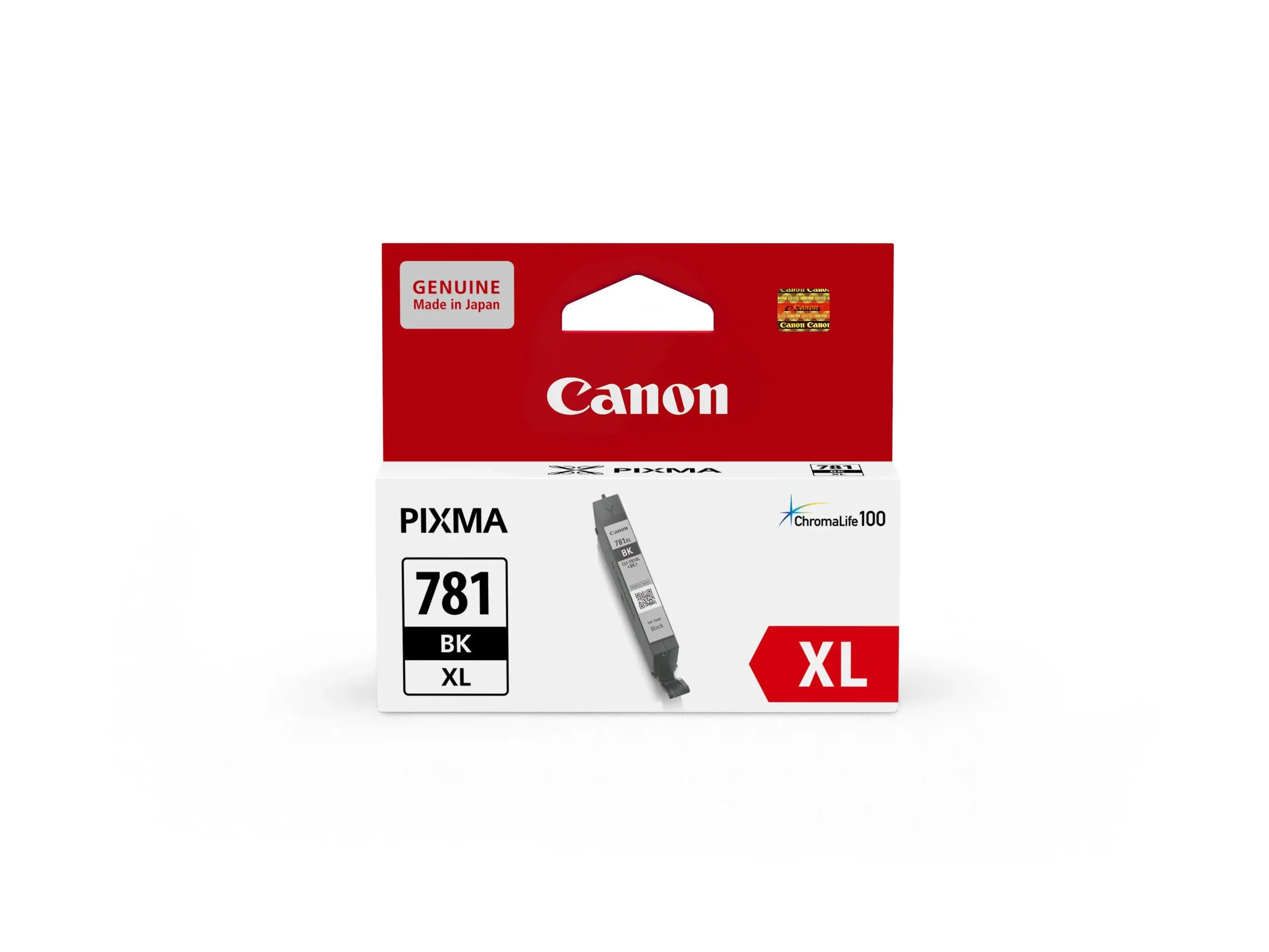Canon CLI-781 BK XL black dye ink cartridge containing 11.7ml of ink