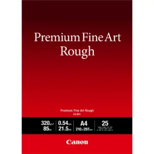Canon FA-RG1 A4 (25 sheets) Premium Fine Art Rough cotton paper.