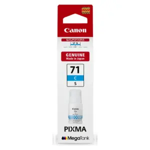Canon GI-71S C cyan ink bottle with 40 ml capacity