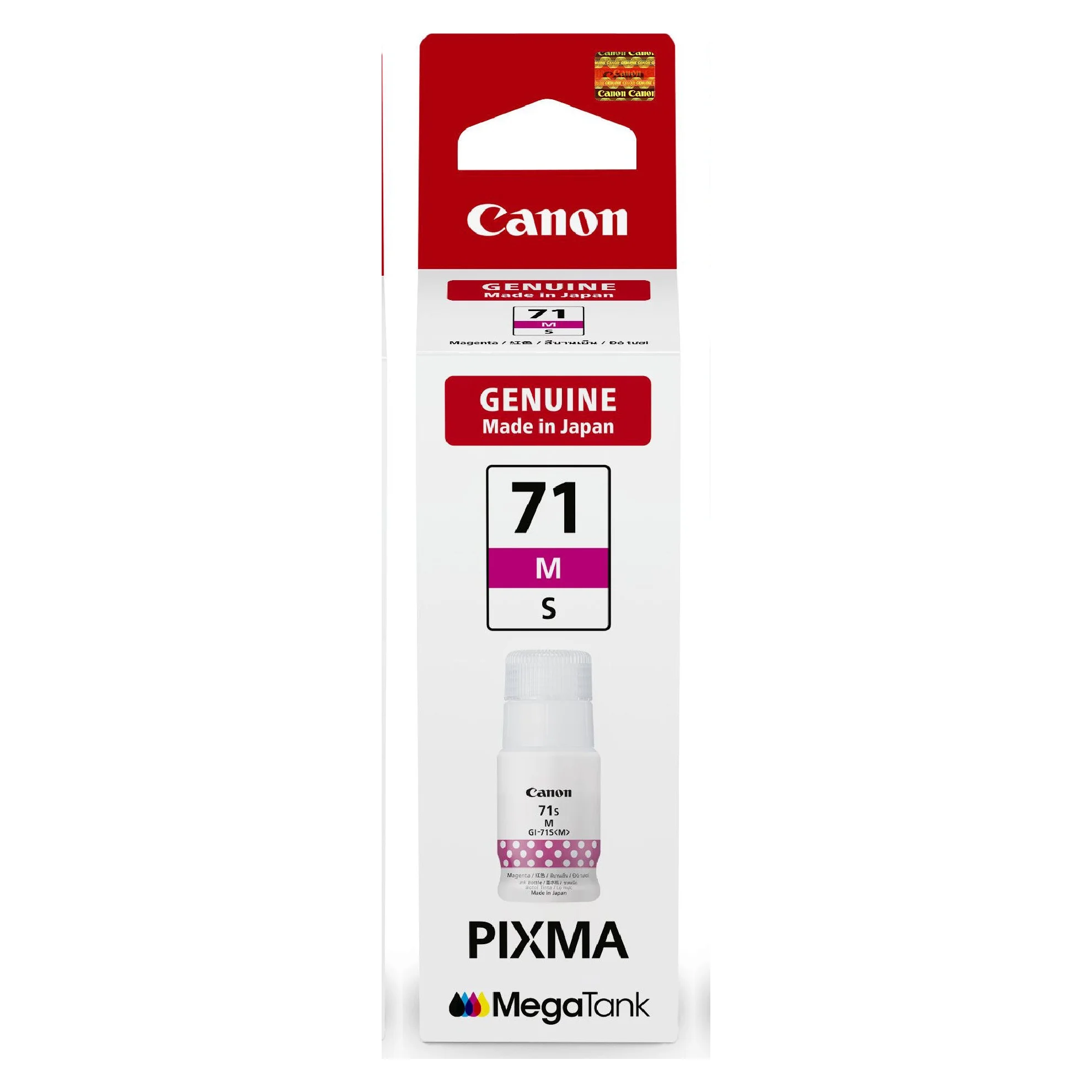 Canon GI-71S M magenta ink bottle containing 40 ml of dye-based ink