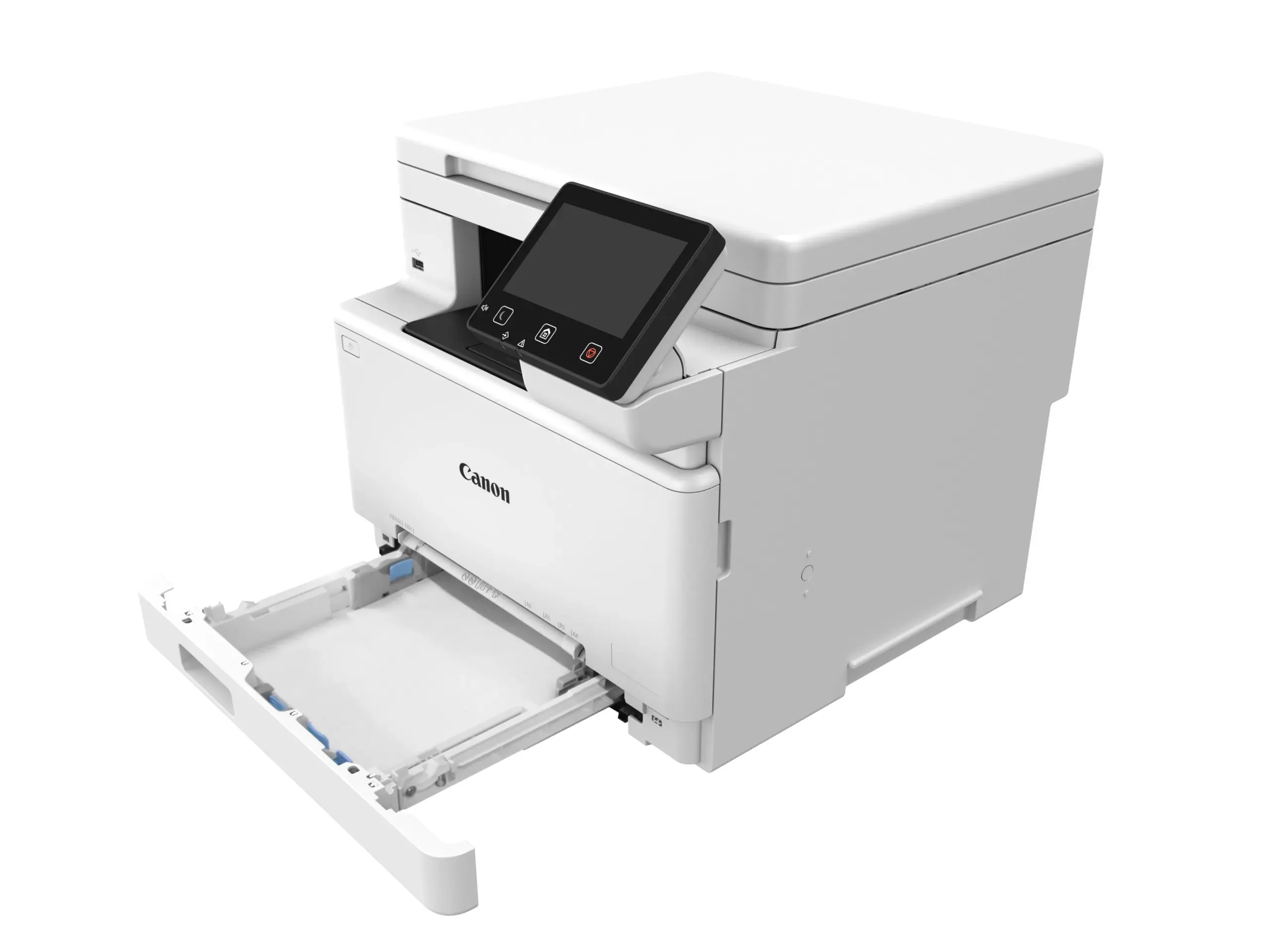 Canon imageCLASS MF662Cdw A4 Colour Laser Multifunction Printer, angled view