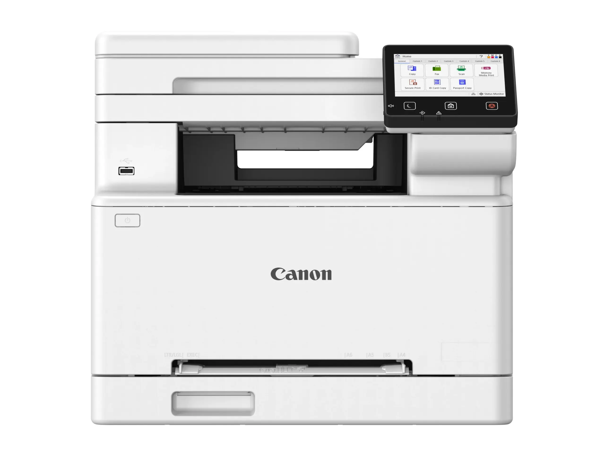 Canon imageCLASS MF667Cx A4 Colour Multifunction Laser Printer, front view