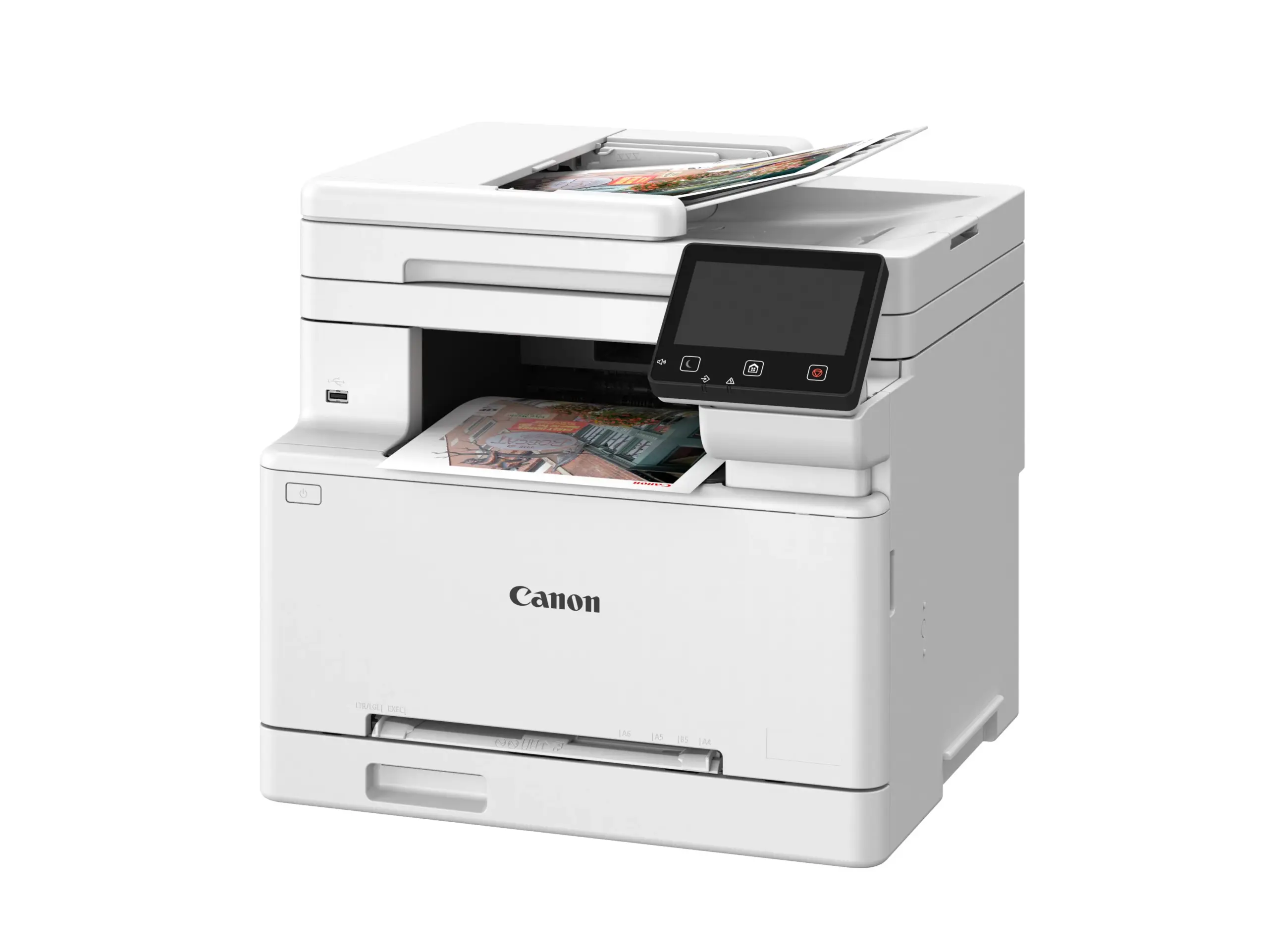 Canon imageCLASS MF667Cx A4 Colour Multifunction Laser Printer, angled view