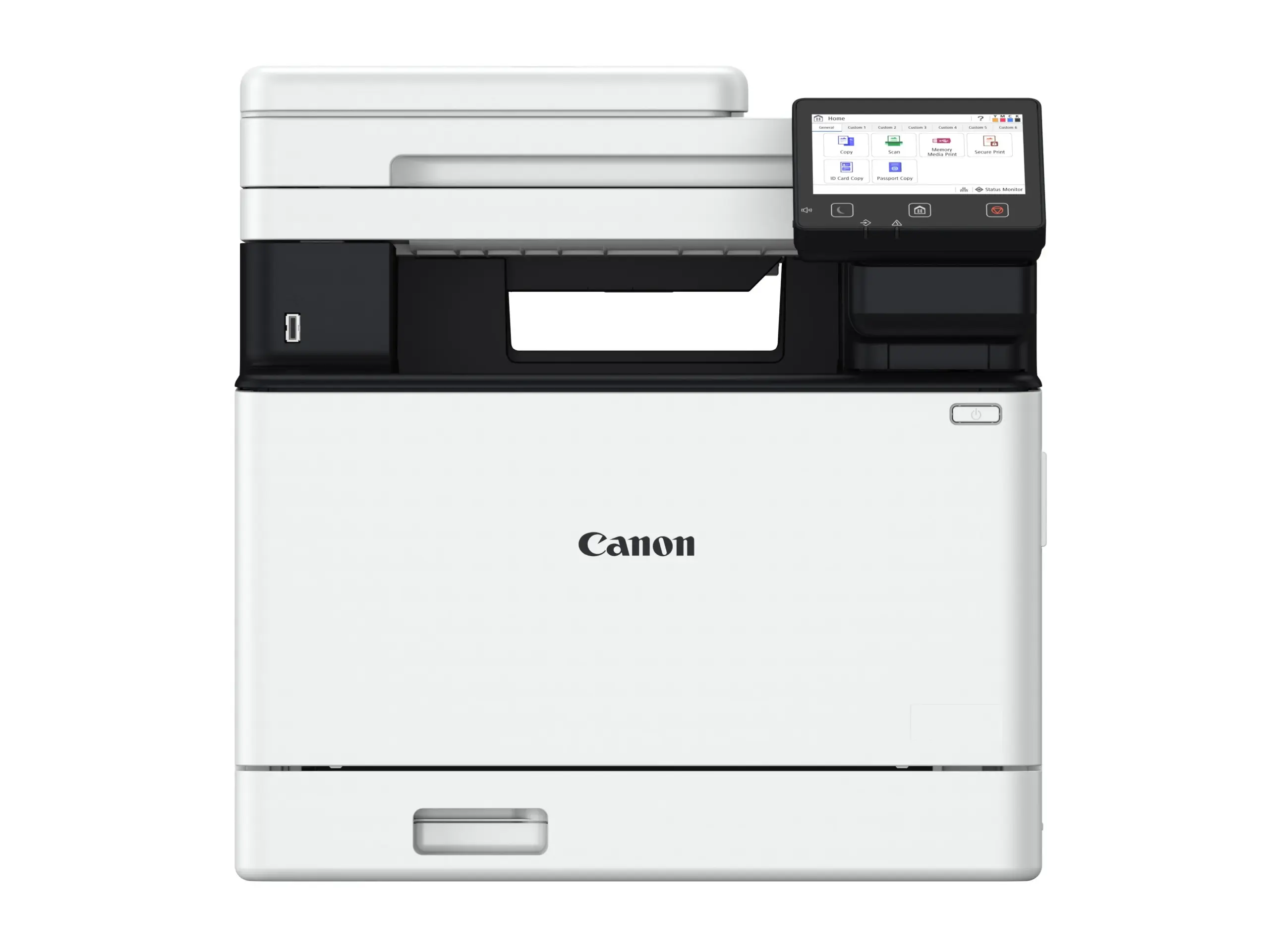 Canon imageCLASS MF752Cdw II A4 Colour Laser Multifunction Printer, angled view