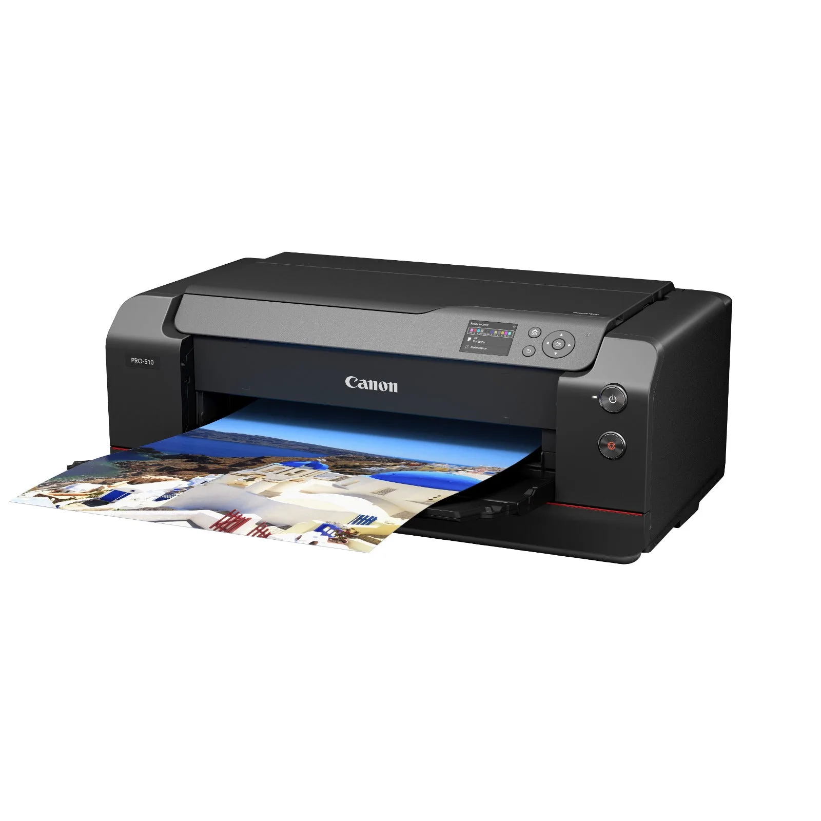 Canon imagePROGRAF PRO-510 printing a large colour photograph