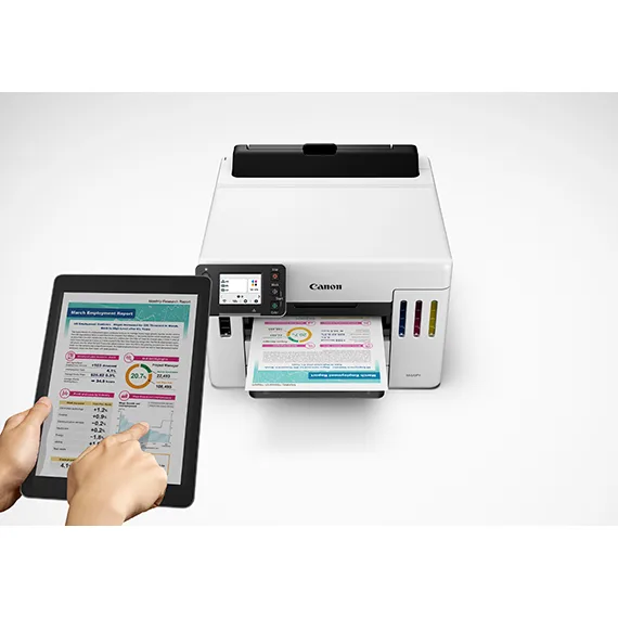 Printing to the Canon MAXIFY GX5570 from a tablet