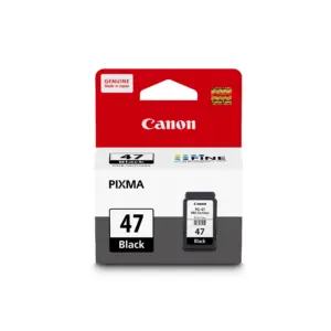 Canon PG-47 pigment black FINE ink cartridge with 15ml ink volume.