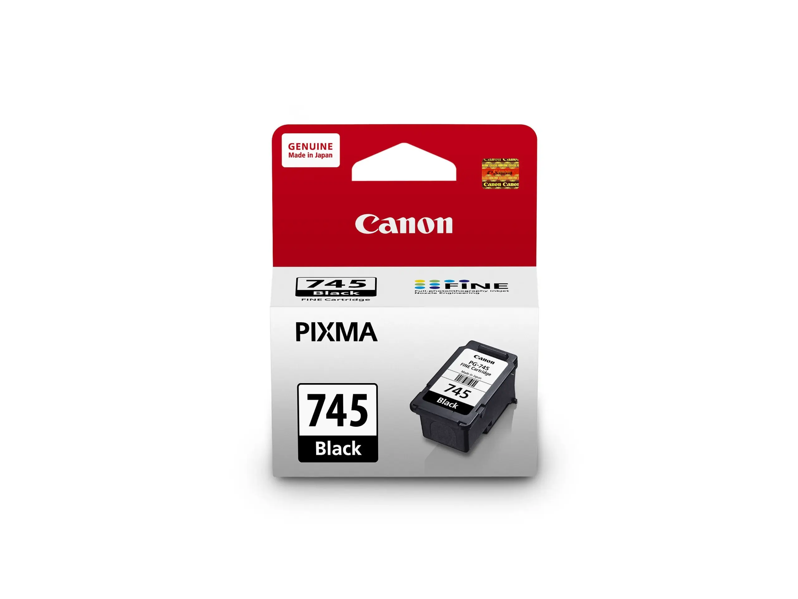 Canon PG-745 Pigment Black FINE ink cartridge with 8 ml ink volume.