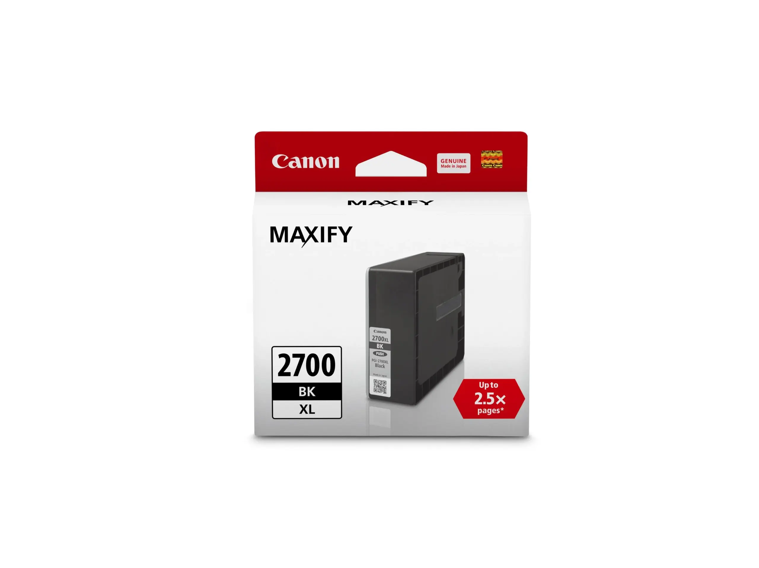 Canon PGI-2700XL BK black pigment ink cartridge for Canon MAXIFY inkjet printers