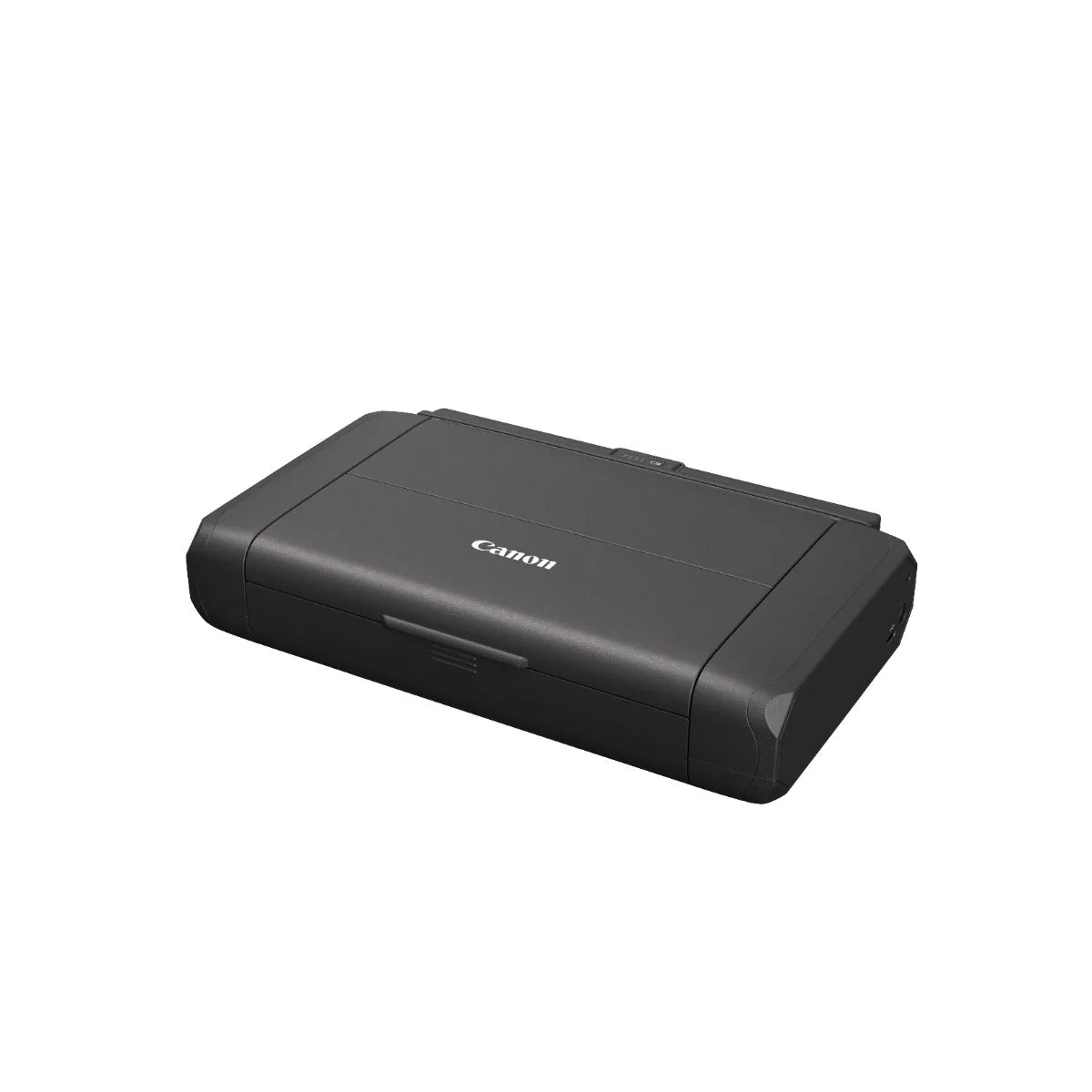 Canon PIXMA TR160 portable printer closed, three-quarter view
