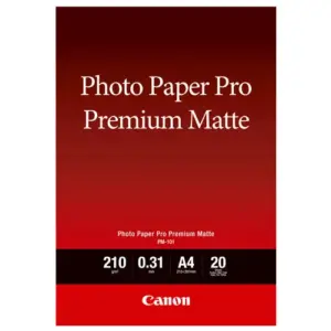 Canon PM-101 A4 (20 sheets) Photo Paper Pro Premium Matte Paper 210 g/m²
