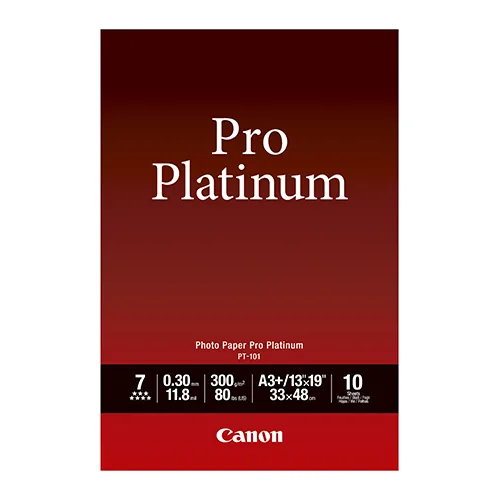 Canon PT-101 A3+ (10 sheets) Photo Paper Pro Platinum 300g/m² ultra glossy photo paper