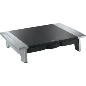 Fellowes Office Suites Standard Monitor Riser 8031101 with drawer and copyholder