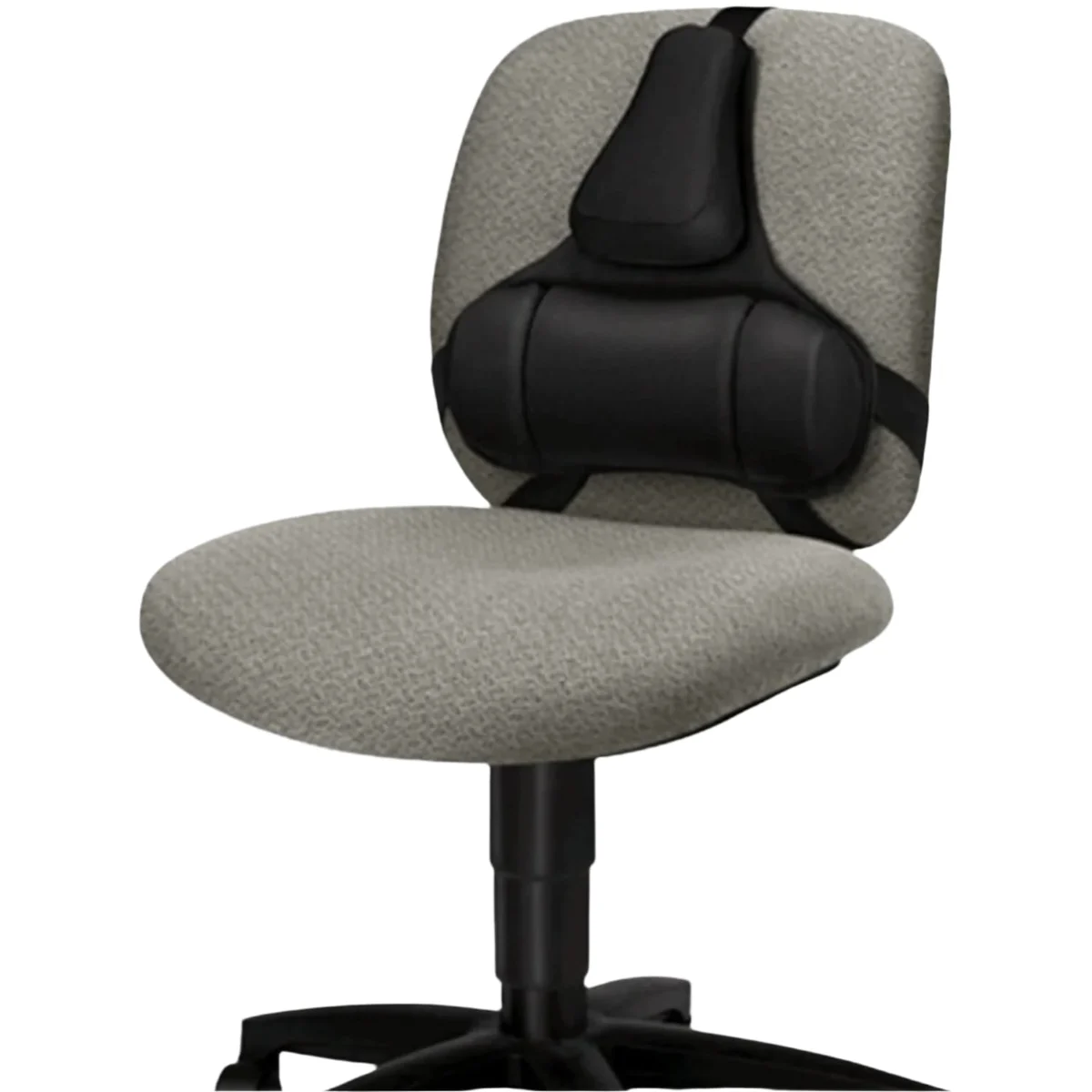 Fellowes Professional Series Ultimate Back Support fitted to an office chair